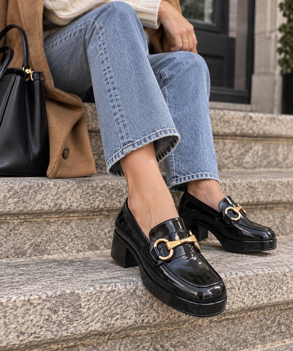 Jeffrey Campbell Student 2 Loafer in Black Size 7.5